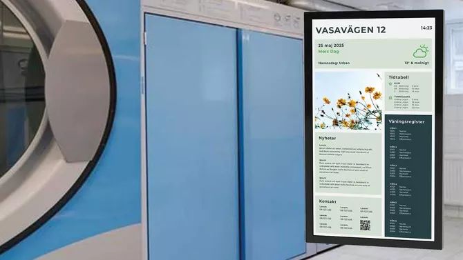 Driftsäkert & ekonomisk bokning av tvättstugor och andra utrymmen