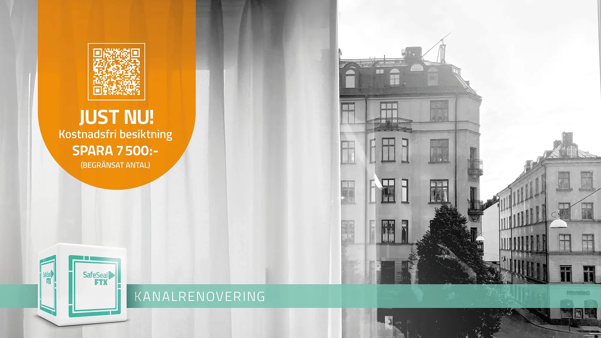 Kanalrenovering som också värmer fastigheten!