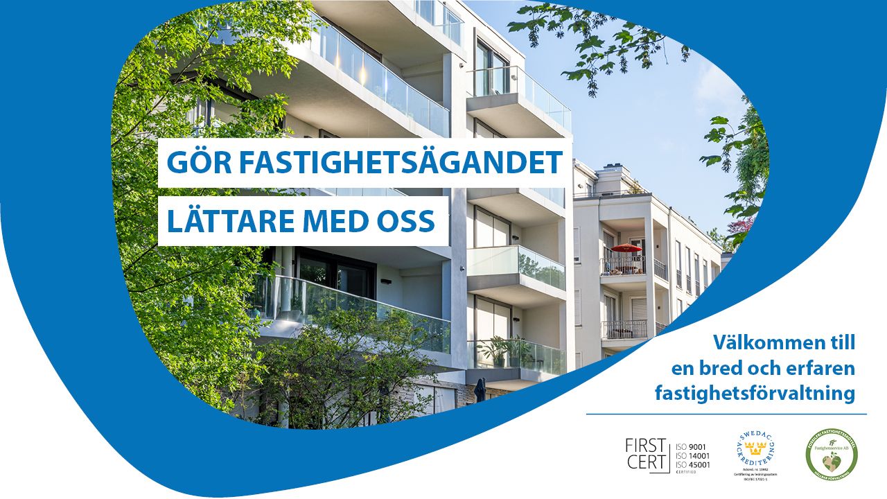 Trygg och trivsam fastighetsförvaltning med FF Fastighetsservice