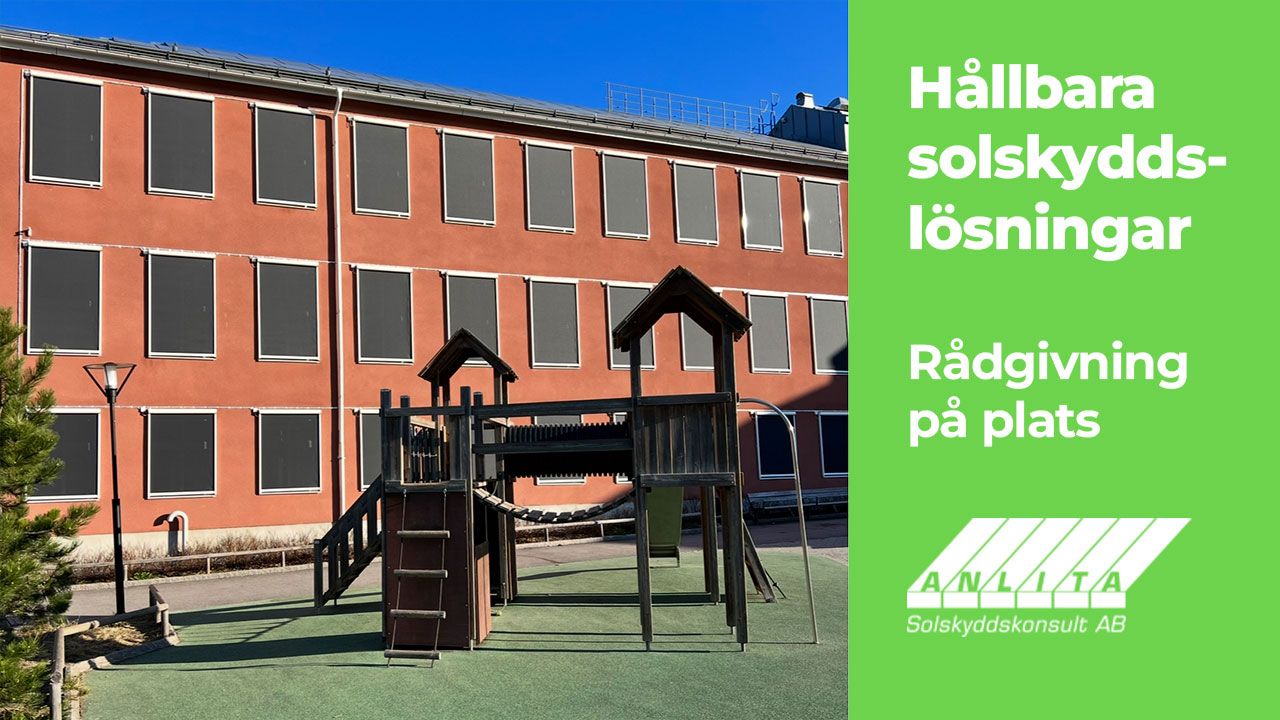 Hållbara solskyddslösningar för fastighetsägare